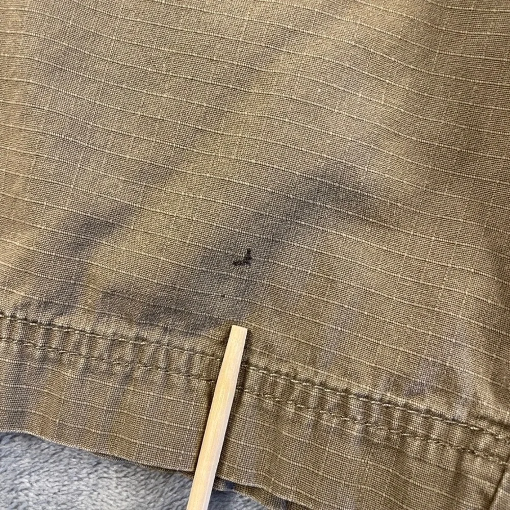 Gap Factory Store Men's XL Ripstop Hiking Shorts Khaki Tan Built-in Belt Cotton